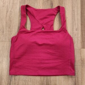 ISLA Movement Sports Bra Tank Top Pink Medium Racerback Made USA Yoga Gym